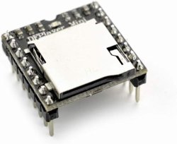 画像1: DFPlayer Mini MP3音声再生モジュール (microSD対応/アンプ内蔵)