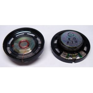 画像: スピーカー 8Ω 0.1W  26.5φ*9
