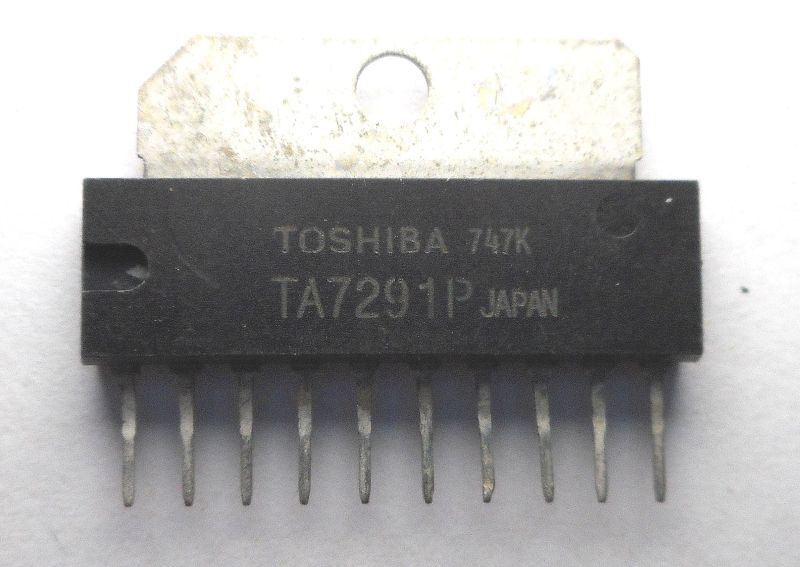 画像: TA7291P ブラシ付きモータドライバIC