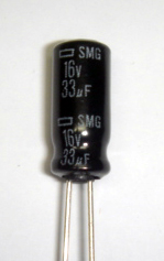画像1: 電解コンデンサー　16V 33uF