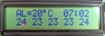 画像: LCD温度計 5CHタイプ　キット